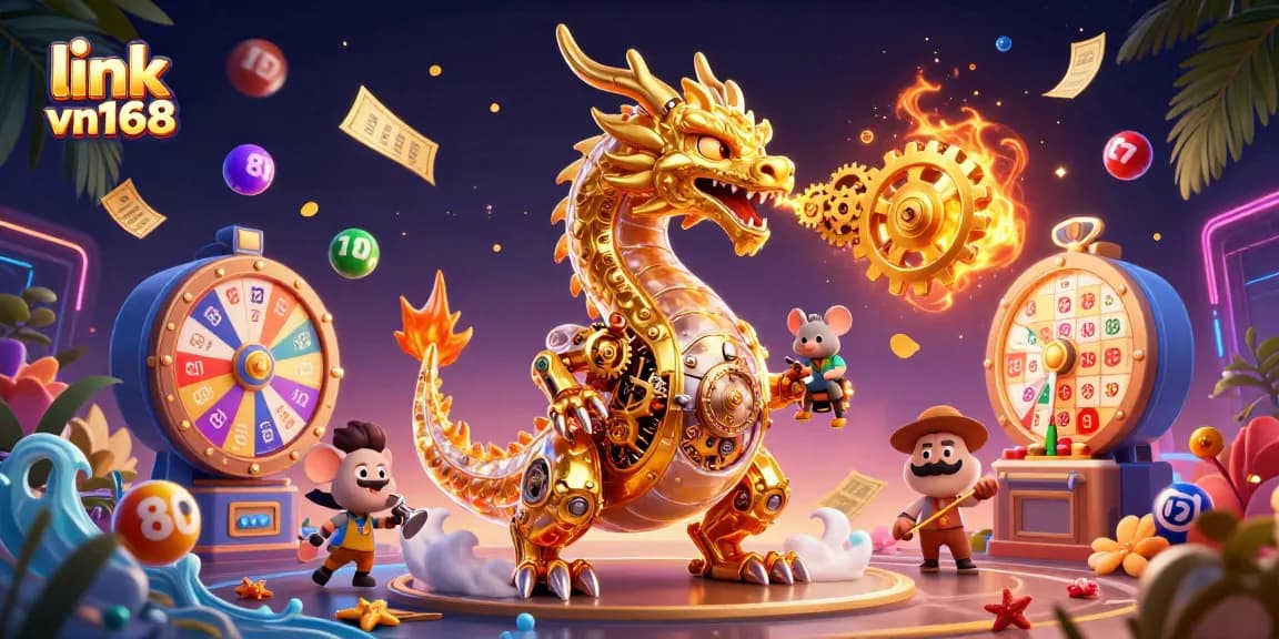Bet on exciting games at link vn168 with vibrant lottery balls and captivating casino elements.