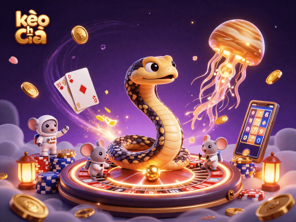 Engage with kèo nhà cái in this vibrant 3D casino scene featuring dynamic bet placements
