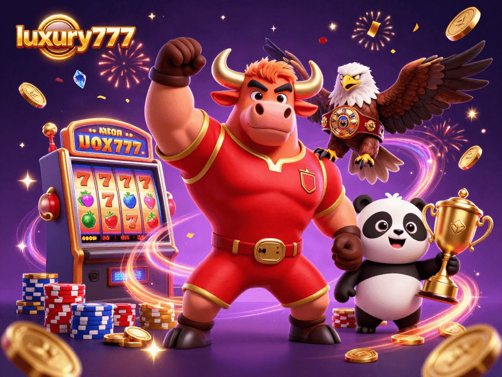 Menangkan jackpot di luxury777 dengan simbol 7 keberuntungan dan karakter menarik di kasino!