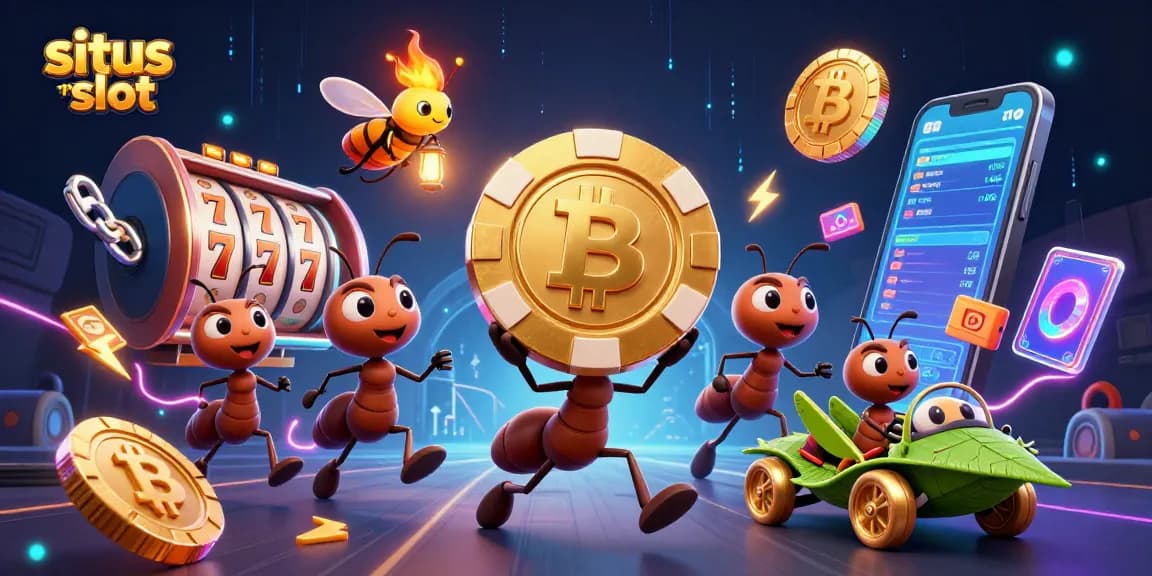 Explore exciting wins with situs slot resmi featuring a vibrant cartoon heist scene.