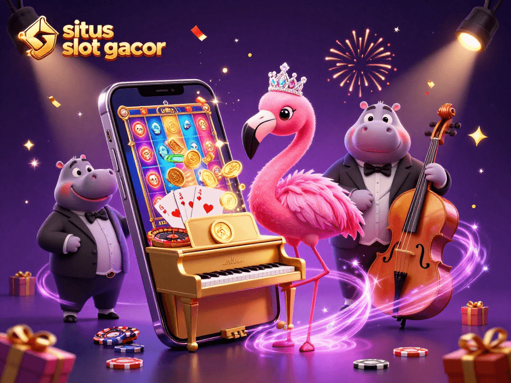 Spin and win big at situs slot gacor with immersive gaming experiences featuring vibrant 3D illustrations.