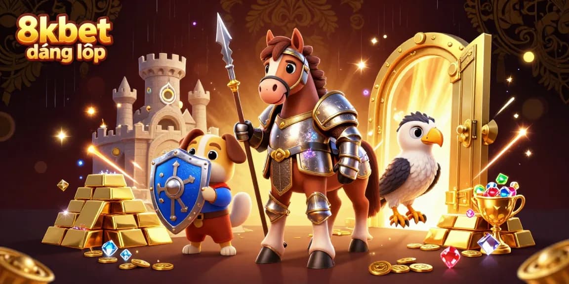 Immerse in 8xbet đăng nhập adventure with casino knights, treasures, and dynamic gaming elements.