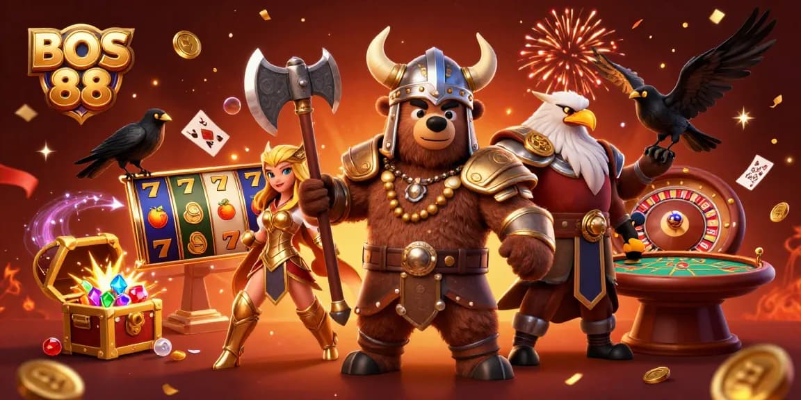 BOS 88, merasakan keseruan bermain slot online dengan karakter menarik dan elemen permainan.