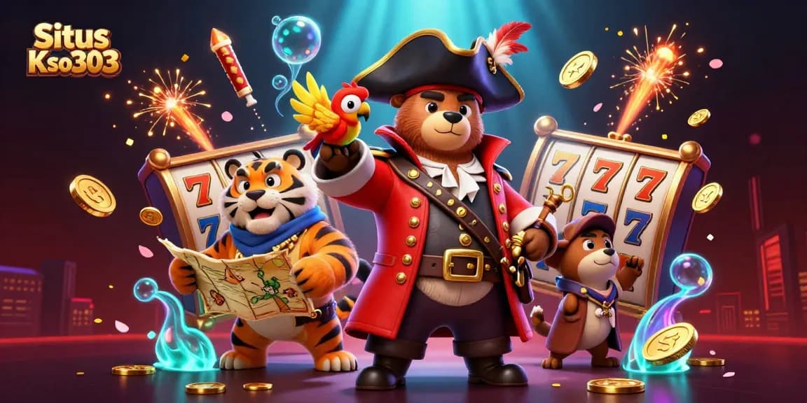 Situs Kso303 menghadirkan petualangan permainan slot tak tertandingi dengan karakter penuh warna dalam atmosfer fiesta menyerbu