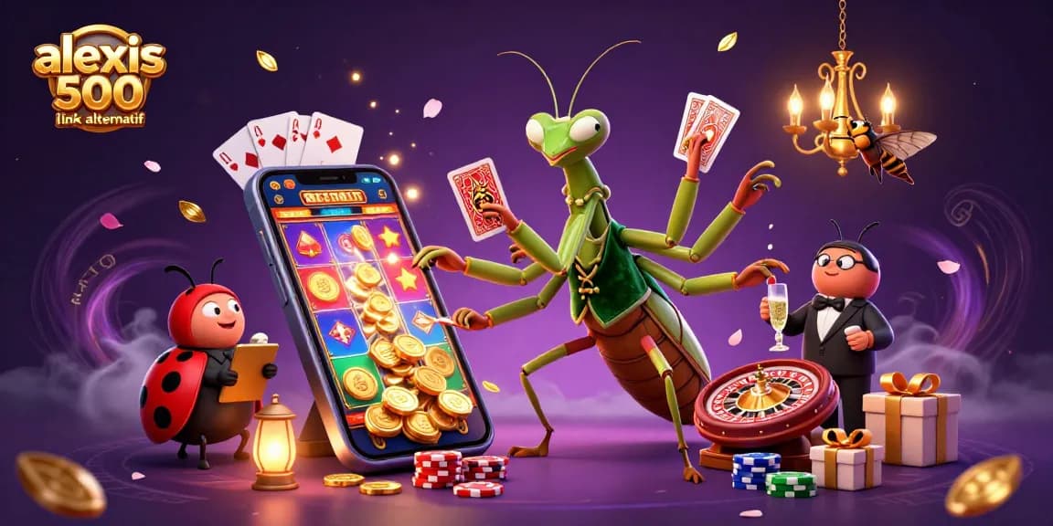 Experience the thrill of gambling with alexis 500 link alternatif, featuring cards, coins, and vibrant gameplay elements.
