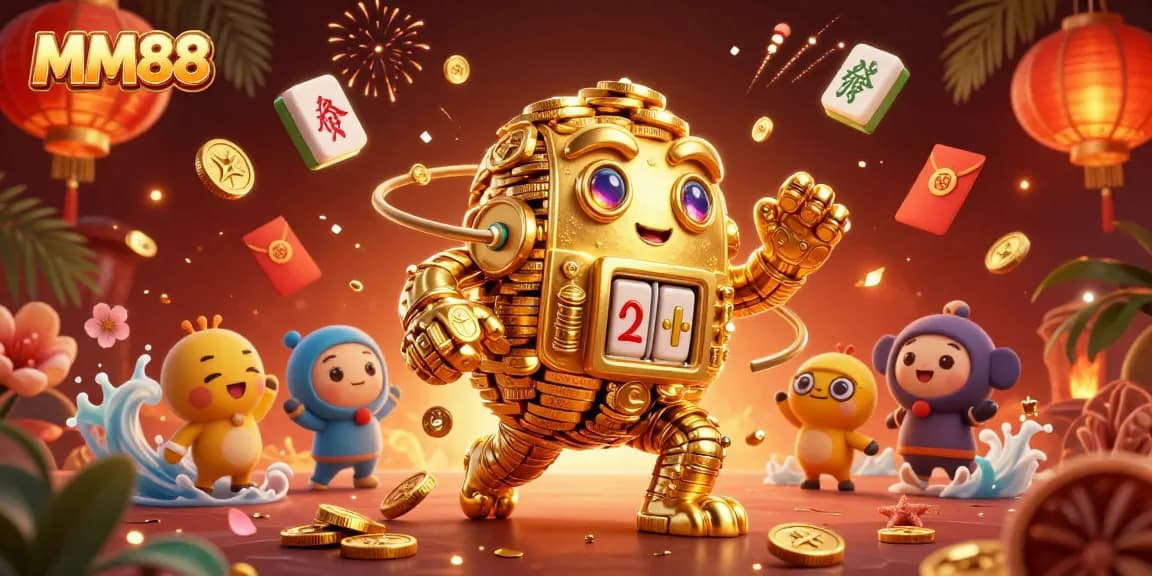 Experience the excitement of MM88 with vibrant casino elements as luck spins its magic.