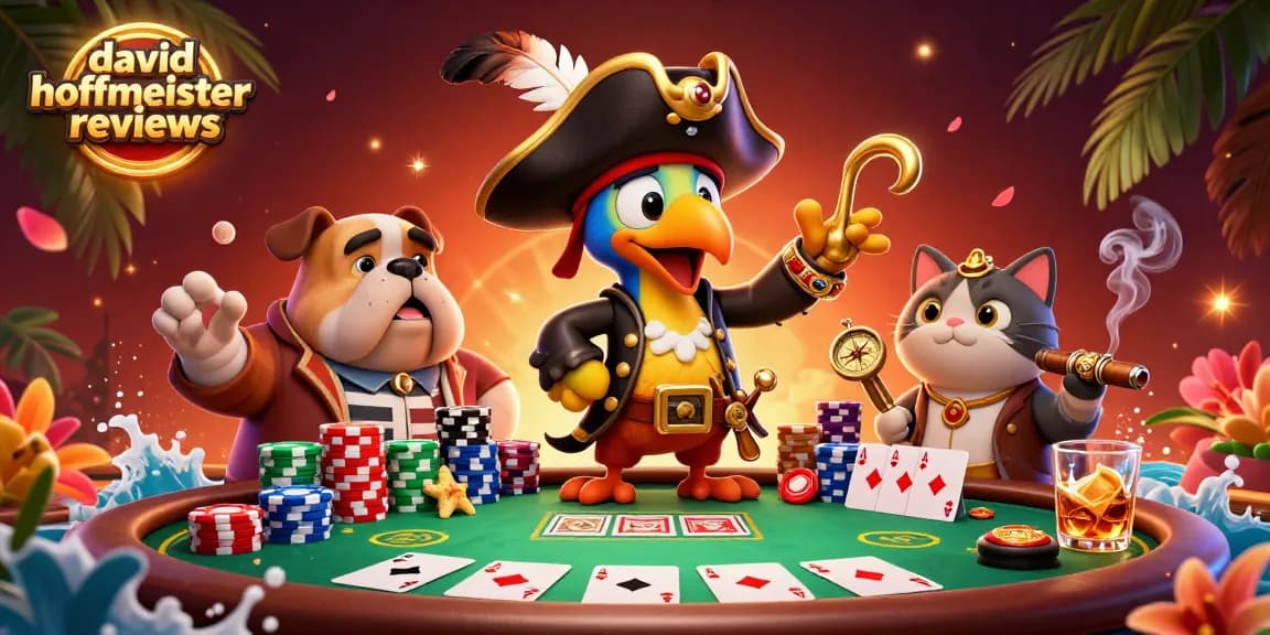 Engage with david hoffmeister reviews as characters play poker amidst vibrant casino elements.