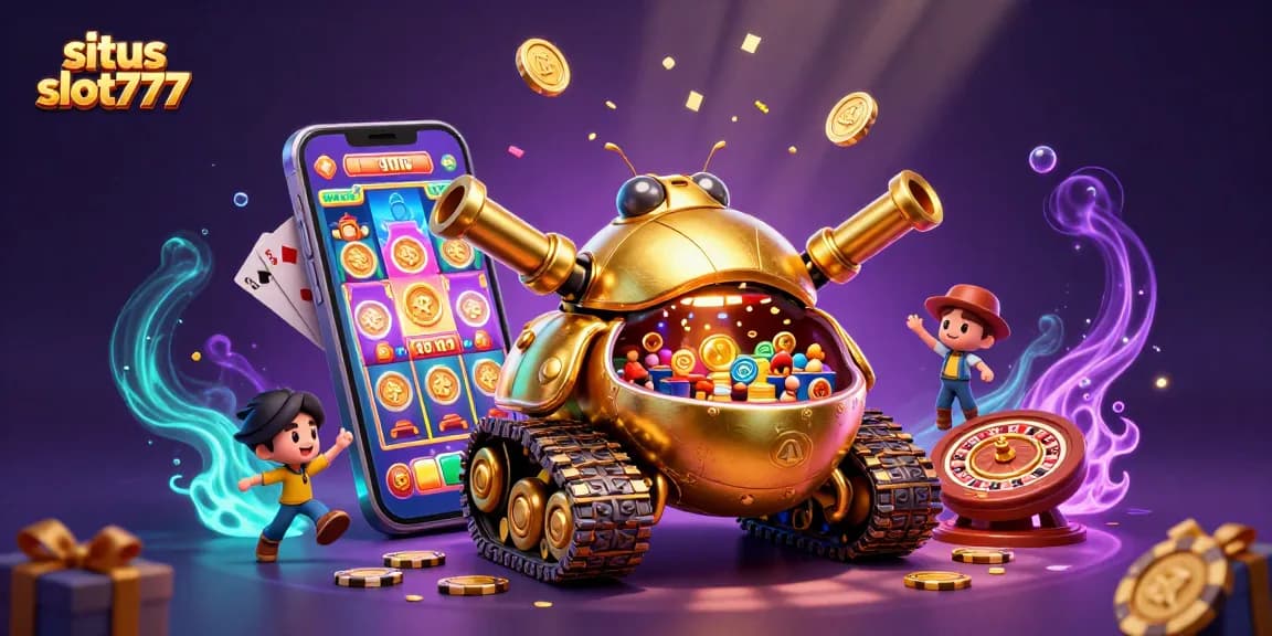 Engage with the fun world of situs slot777 to uncover a mini casino within a golden beetle tank!