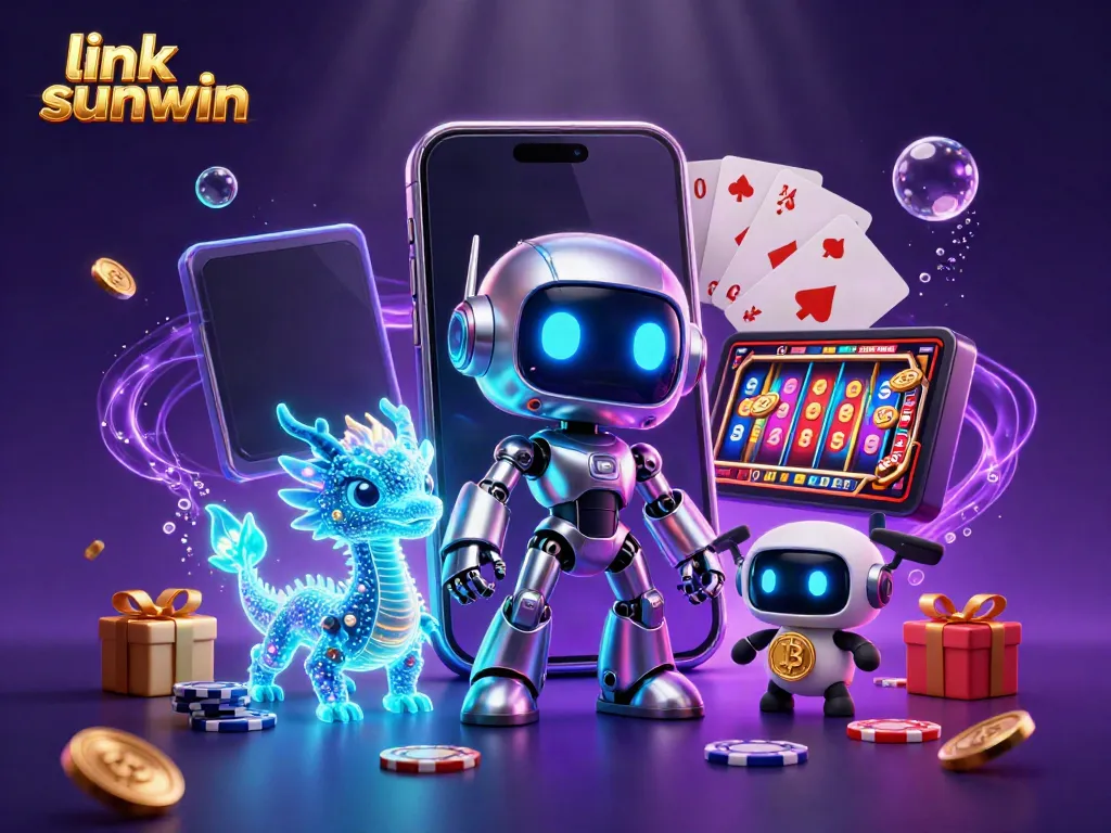 Experience exciting games with link sunwin featuring vibrant 3D characters and dynamic casino elements.
