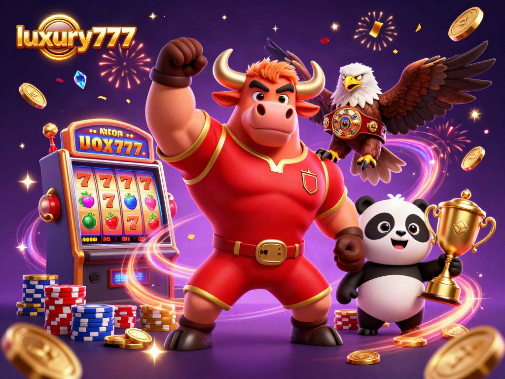 Menangkan jackpot di luxury777 dengan simbol 7 keberuntungan dan karakter menarik di kasino!
