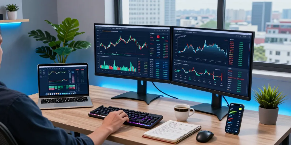 Play exchange enabled cryptocurrency trading setup with DeFi platforms and market analytics for secure blockchain investing.
