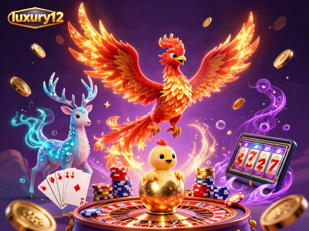 Experience thrilling adventures at luxury12 with vibrant casino characters and dynamic gaming elements.