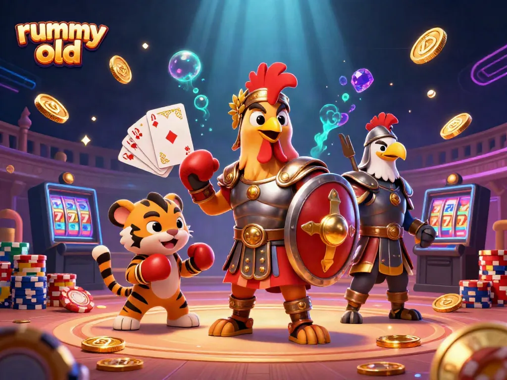 Rummy Old menghadirkan pengalaman permainan kartu yang berwarna-warni dan dinamis.