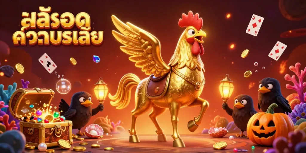 เล่นสล็อตทดลองเล่นในคาสิโนดึกดื่นกับไก่ทองคำและผองเพื่อนอีกมากมาย