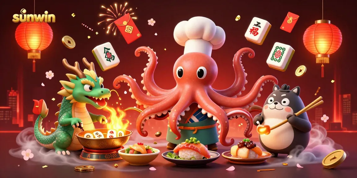 Engage in thrilling online slots at sunwin, featuring dynamic 3D characters and rich gaming elements.