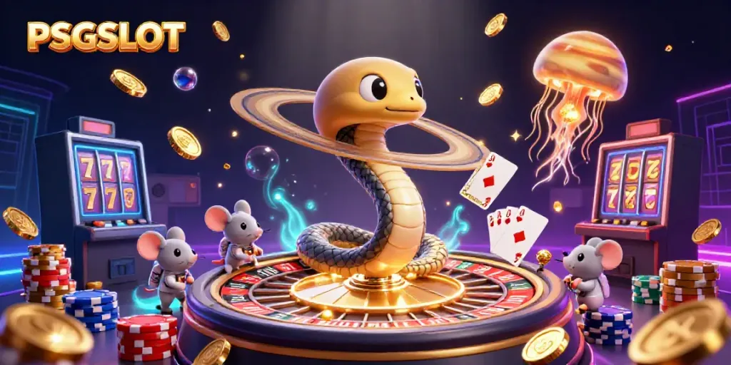 Mainkan PSGSLOT dengan mesin slot bergulir berwarna-warni dan harta jackpot yang mengilap