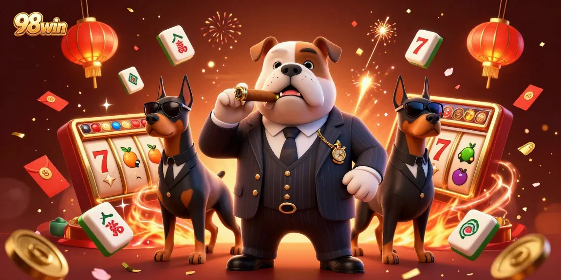 Experience thrilling gameplay with 98win in this vibrant 3D casino scene featuring dynamic slot elements.