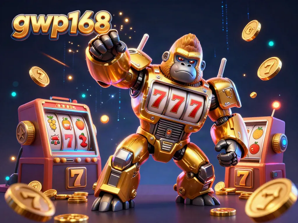 Menggandakan kemenangan di slot dengan gwp168, gorila emas mekanik beraksi.