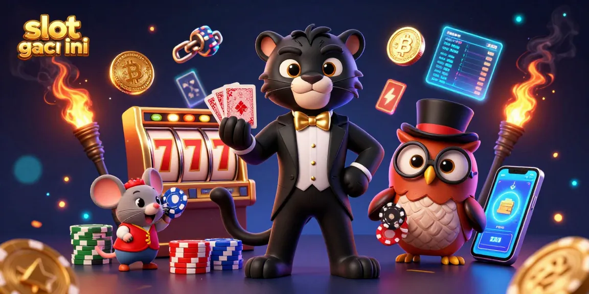 Experience the excitement of slot gacor hari ini with vibrant characters and dynamic casino elements.