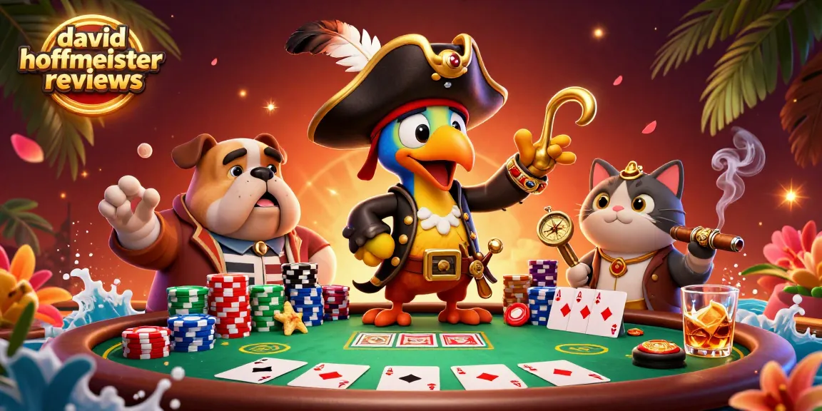 Engage with david hoffmeister reviews as characters play poker amidst vibrant casino elements.